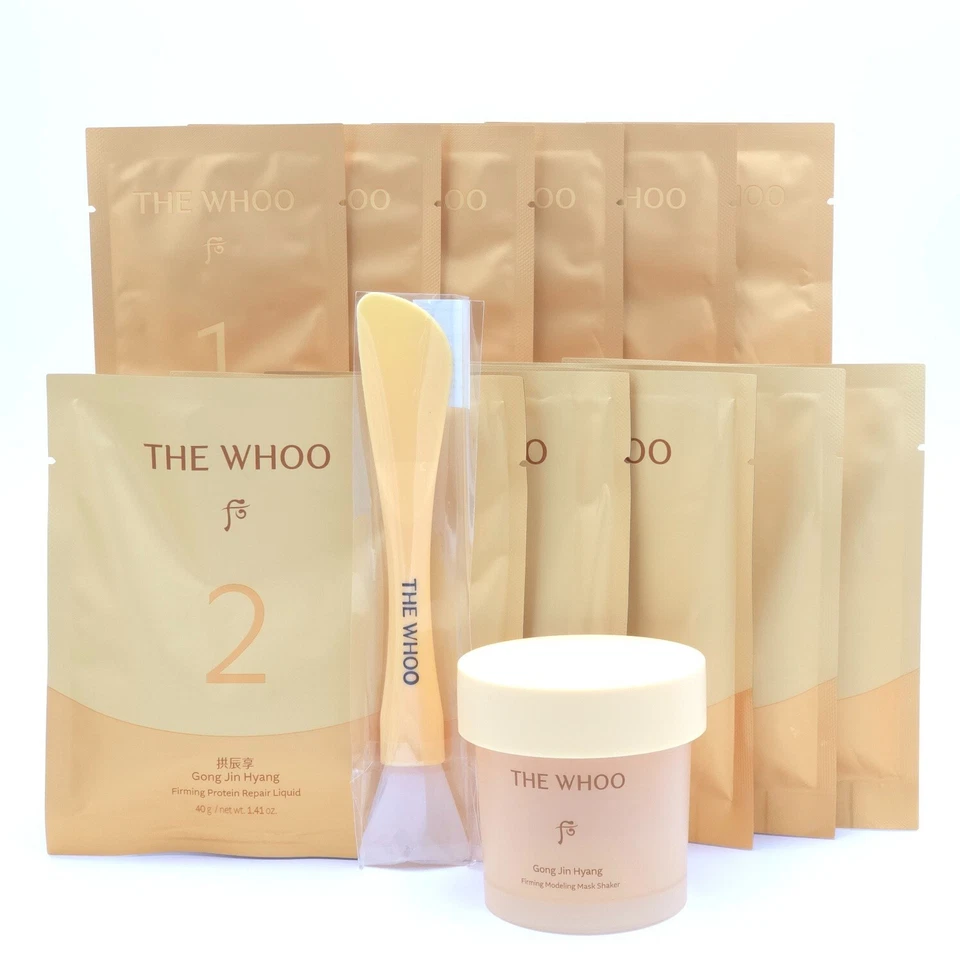 The Whoo Gongjinhyang Firming Shaking Modeling Mask Protein Repair Set K-Beauty - Image 2 of 4