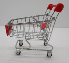 Cute Mini Shopping Cart Desk Top Toy Barbie Doll Size