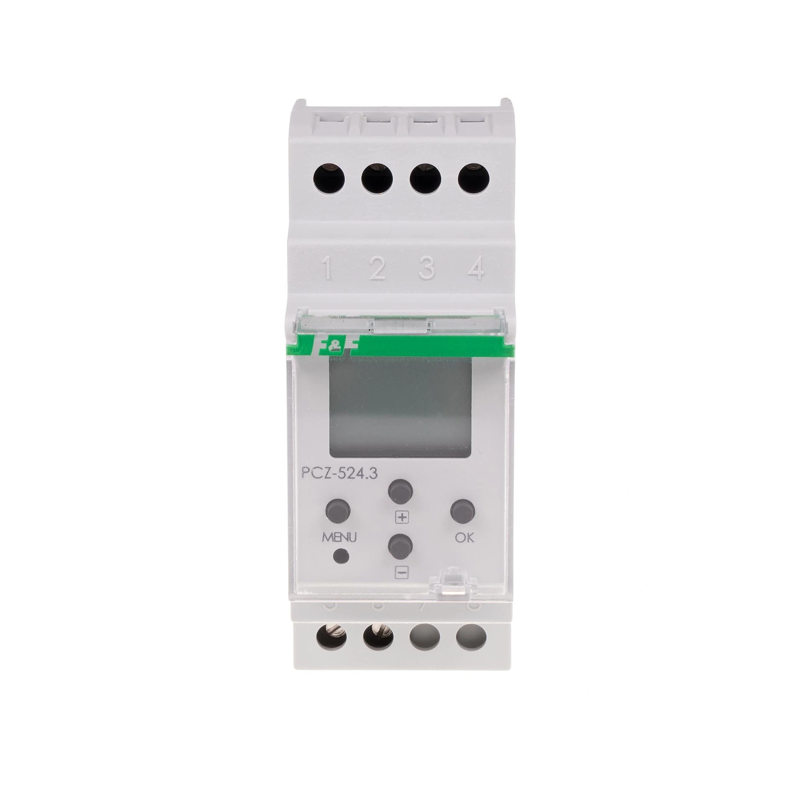 F&F PCZ-524.3 TIMER ASTRONOMICO DIGITALE NFC 24V ÷ 264V AC/DC 16A