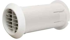 Manrose Deluxe White Ducting Internal Fit Wall Kit 100mm - DHRIWKW