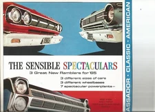 1965 AMC Rambler Classic, American, & Ambassador Dealer Sales Brochure, catalog