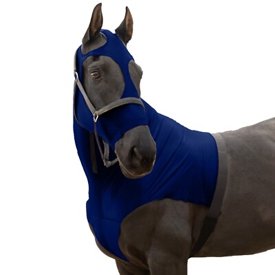 Premium Horse Sleazy Slickers and Horse Care Sheet Horse Hood Pullon with Face