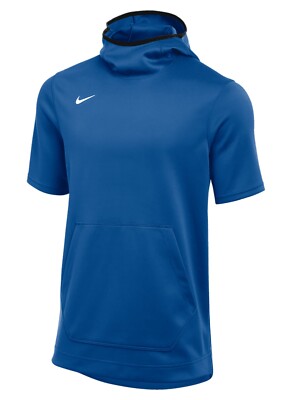 nike basketball short sleeve hoodie