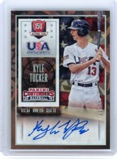 2015 Panini Contenders Cracked Ice USA Autograph #32 Kyle Tucker No 11 of 23