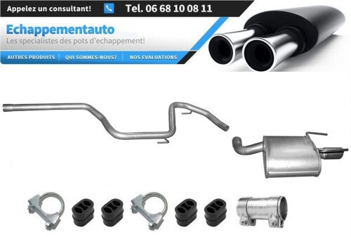 Échappement central Alfa Romeo 159 JTDM pour réparer fuite et bruit de sifflement