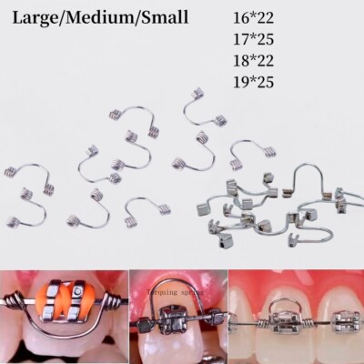 Rectangular Frame Teeth 10pcs Dental Orthodontic Anterior Teeth Torque Rectangular Springs | eBay