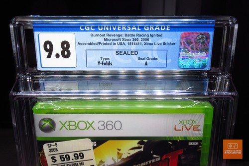 CGC 9.8 A - Burnout: Revenge 1ª impresión Xbox Live Sticker Xbox 360 2006 ¡NUEVO! - Imagen 6 de 6