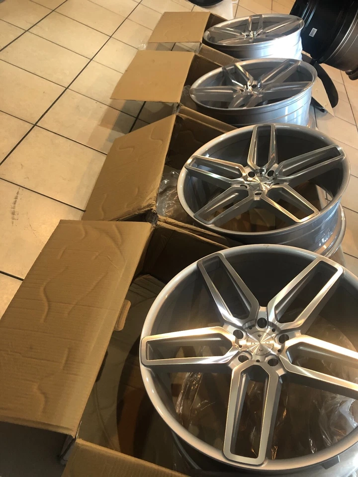 24 «BLAQUE DIAMOND BD-17 СЕРЕБРО/ОБРАБОТАННАЯ ПОВЕРХНОСТЬ 02-24 MERCEDES G 500 550 55 63 65 - Изображение 4 из 4