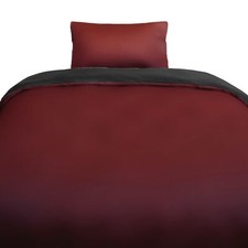 Plain reversible bedding 100% cotton sateen with zip