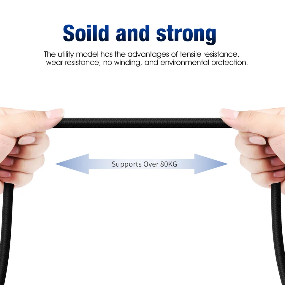 USB-C to USB-A Fast Charger Cable for Apple iPad Pro 11" / 12.9" / iPad Air - Image 2 of 4