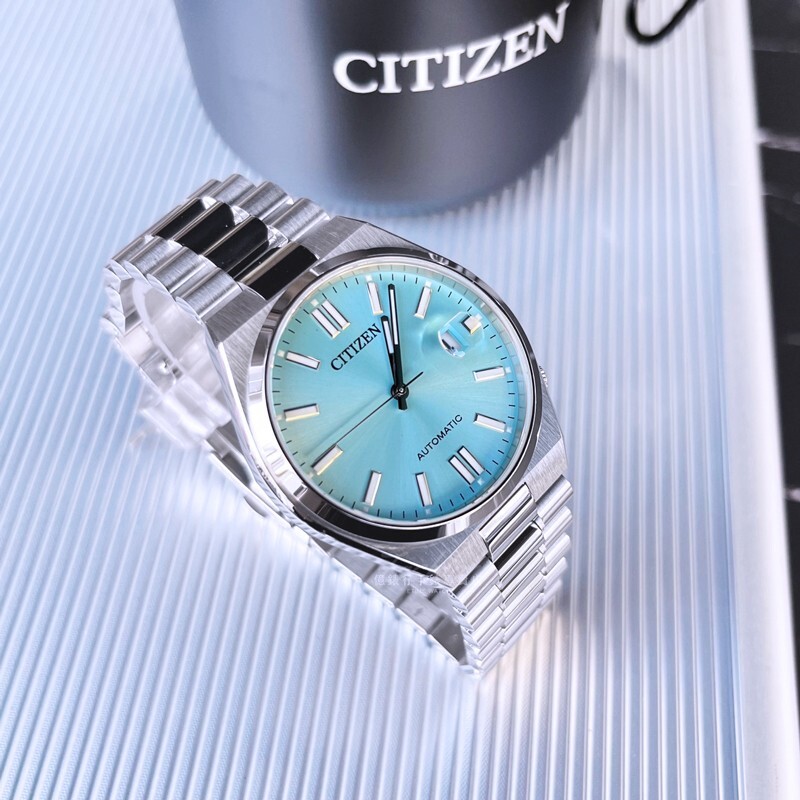 new Citizen Tsuyosa Ø 40m s steel NJ0151-88M ice blue automatic