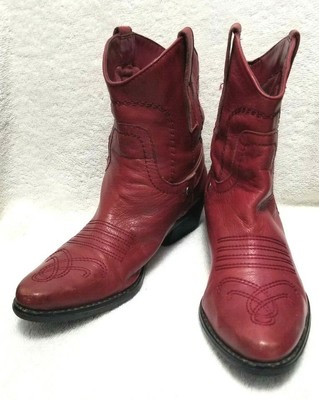 franco sarto red boots