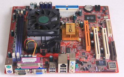 PCChips M871G Motherboard with AMD Sempron 2600+, 256MB DDR SDRAM - Tested Good