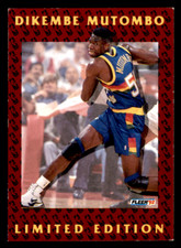dikembe mutombo limited edition card Dikembe Mutombo [Limited Edition] #12 Prices | 1991 Fleer Dikembe Mutombo