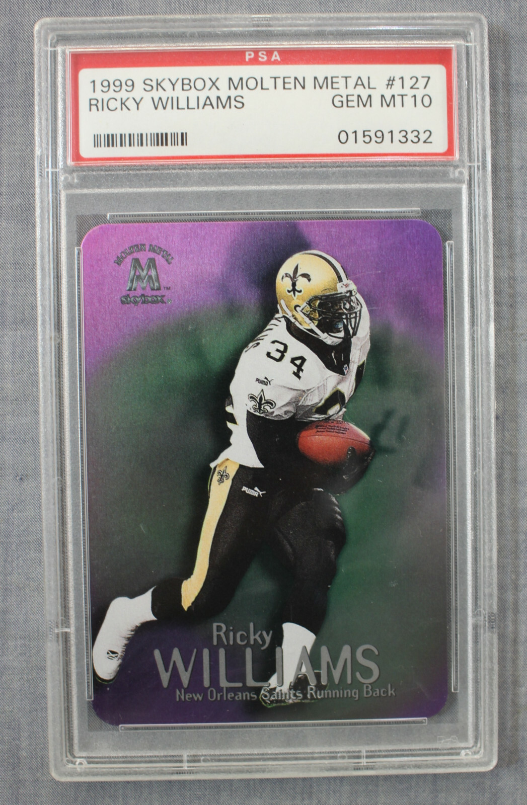 Ricky Williams Skybox Molten Metal #127 Base