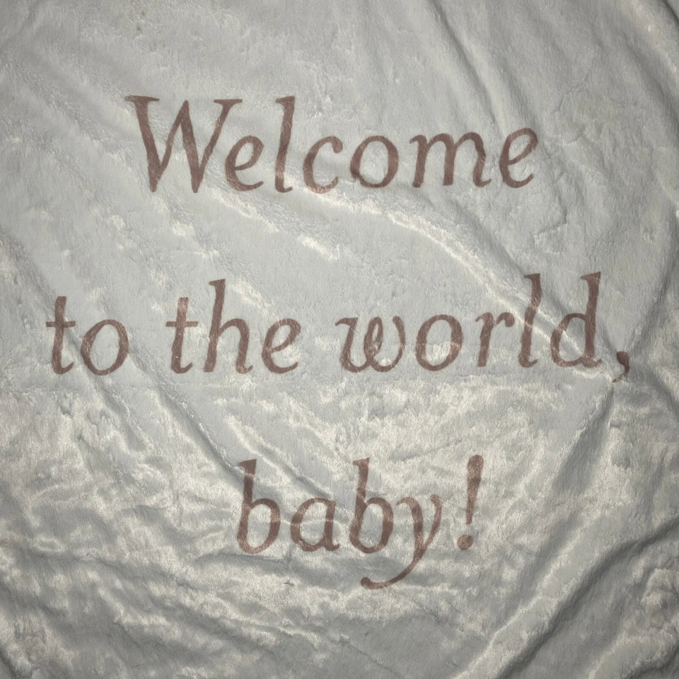 Manta Little Giraffe Welcome to the World Bebé Crema Reversible Rosa Polvoriento Foto 2 de 4