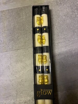 MacKenzie Childs One Package of TWO OWL STICK CANDLES  NEW IN PKG