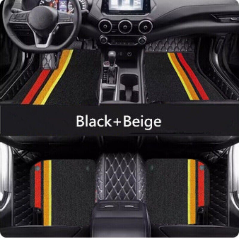 Alfombrillas coche de lujo para JEEP Cherokee Compass Grand Cherokee Wrangler dobles