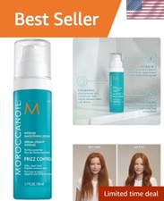 Argan Oil Infused Frizz Control Serum - 1.7 Fl. Oz. for Dull, Coarse Hair
