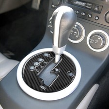 Carbon Fiber Interior Gear Shift Panel Cover Trim For Nissan 350z 2006-2009