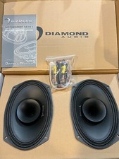 Diamond Audio MP694 6x9" Pro Full range Coaxial Horn Speakers For Harley Lids