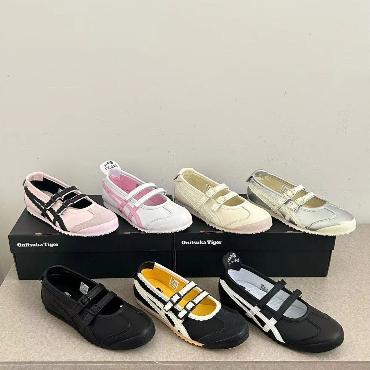 靴 Onitsuka Tiger Patou 24cm 38 2025 Mexico 66 Ballerina Patou X Onitsuka Tiger Shoes Black