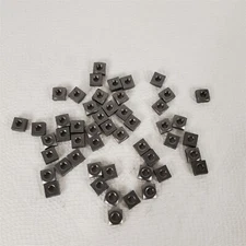 Vintage 1986 Mil-Std Original Square Head Nuts 1/4-20 Pack of 50