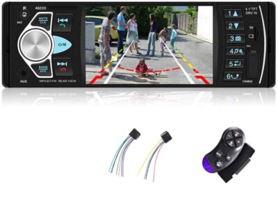 4.1'' 1DIN AUTORADIO MIT BLUETOOTH FREISPRECHEINRICHTUNG MP3 SD TF AUX IN USB FM