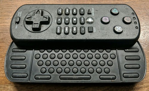 PowerA PlayStation 3 PS3 Multimedia Keyboard Remote Control RC Controller No usb - Picture 2 of 3