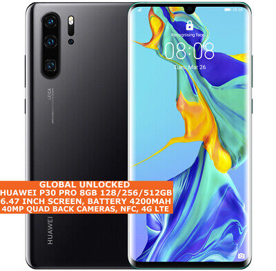 HUAWEI P30 PRO VOG-L29 8GB 128/256/512gb Octa-Core 6.47 Android 9.0 4G LTE  NFC