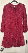 Old Navy Prairie Ruffled Sheath Floral Dress (A56)
