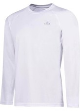Killer Whale Long Sleeve Lightweight UPF 50 Running Top NEW - White - Medium