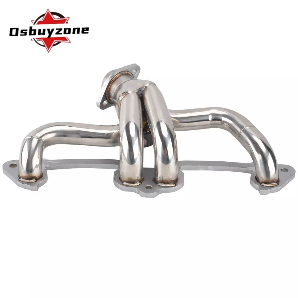 Coletor de desempenho cabeçalho com gaxeta para Jeep Wrangler 2.5L L4 1991-02 polido - Imagem 2 de 4