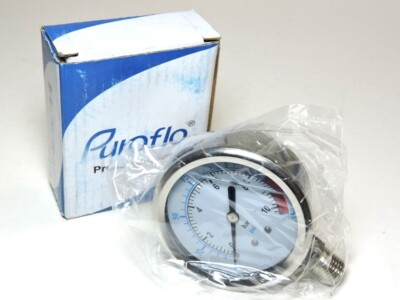 #ad Puroflo Pressure Gauge 2.5 inch SHIPS FREE $12.00