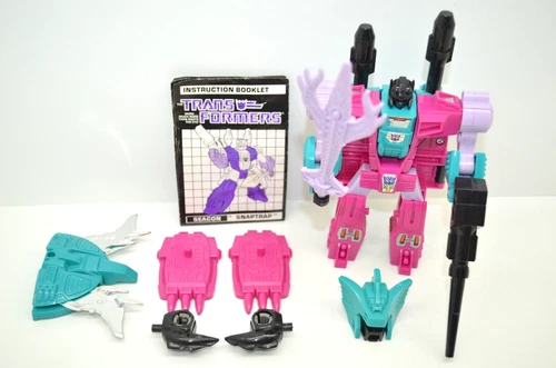 Snaptrap Piranacon 100% Complete Vintage 1988 G1 Transformers Hasbro Figure