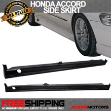 Fits 98-02 Honda Accord 4Dr Sedan JDM Side Skirts Rocker Panel Unpainted PU