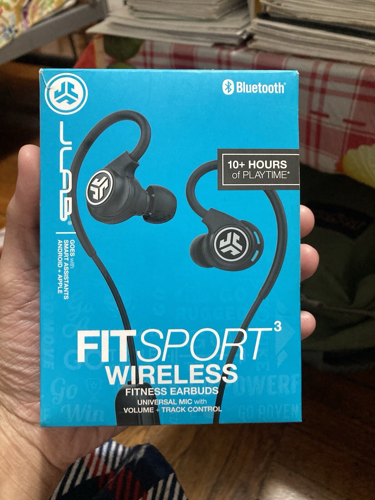 JLab Fit Sport3 Wireless Earbuds 10+ Hour Battery GS372 Fitness Bluetooth-image
