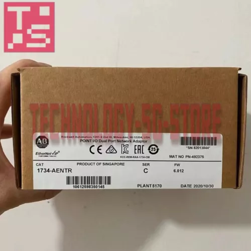 AB 1734-AENTR POINT Dual Port Network Adaptor EtherNet Module#1pcs New In Box