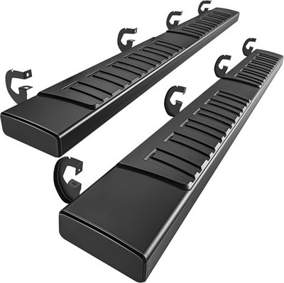 For 2009-2014 Ford F150 Super Cab Running Board Side Step Drop Nerf Bar Black