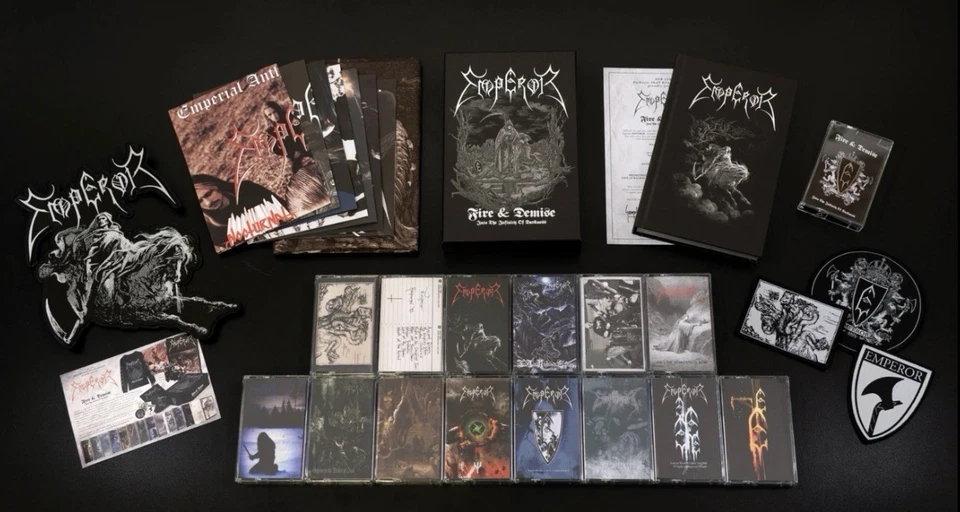 Emperor Fire & Demise 14 Cassette Box Mayhem Watain Satyricon Immortal Samael - Image 4 of 4