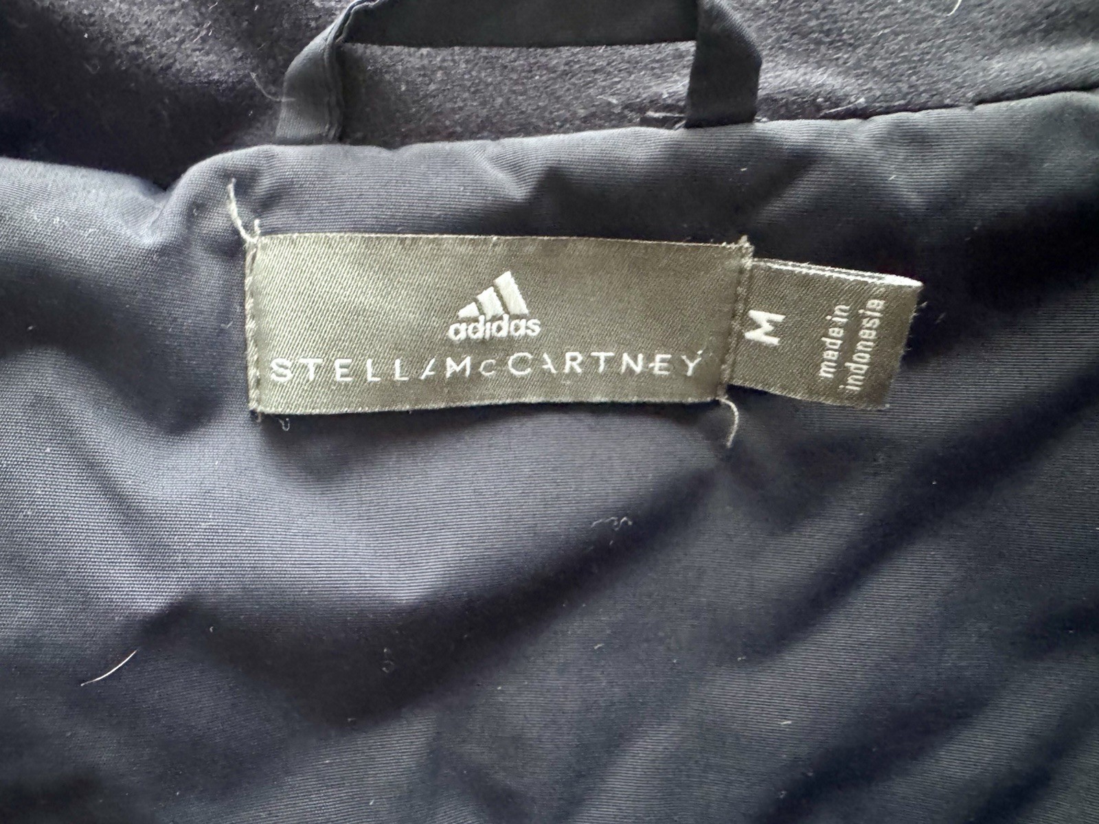 Adidas by Stella McCartney Women's Long Parka Coat, M, Blue image 3