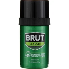 2 Pack Brut Deodorant Round Stick, Classic, 2.5 oz
