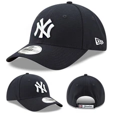 New Era New York Yankees 940 Adjustable Hat MLB Navy League Basic Cap