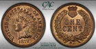 CACG MS64+RB 1879 INDIAN HEAD CENT, 1 Cent, Beautiful
