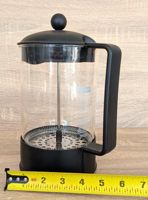 Bodum Glass 51 oz Extra Large Black French Press For Cold Brew and Iced Coffee