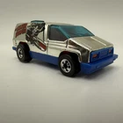 1978 Vintage Hot Wheels 1:64 Chrome Silver Surfer Beach Blaster Van