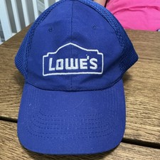 Lowe s Employee Adjustable Strap Mesh-Back Blue Hat