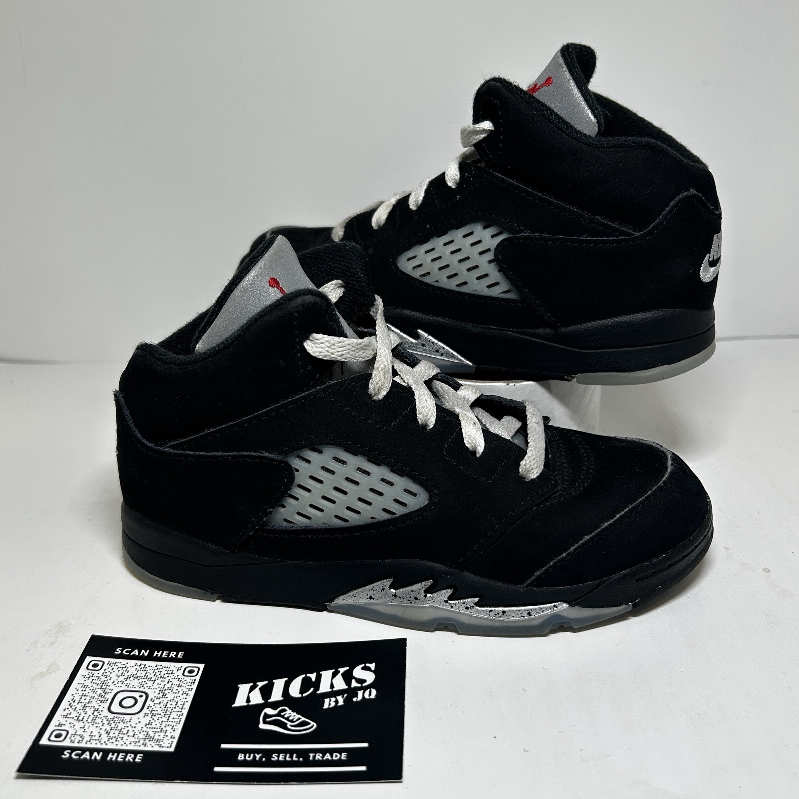 Air Jordan 5 Retro Black Metallic Reimagined 2025 TD - Size 10C - (HF3977-001)