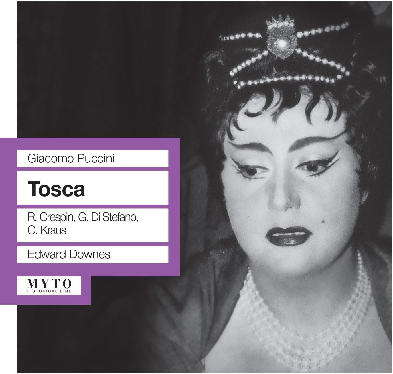 Puccini Tosca Crespin Di Stefano Edward Downes London 1961 MYTO 2 CD