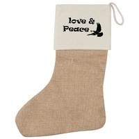 Weihnachtsstrumpf Love & Peace Geschenkidee Love & Peace Geschenk PräSent Mitbr